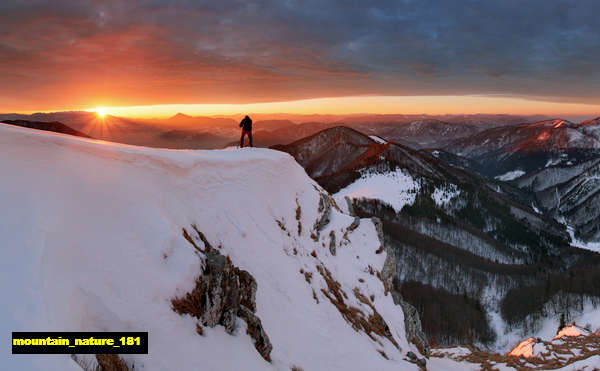 Poster Pemandangan Gunung mountain 181