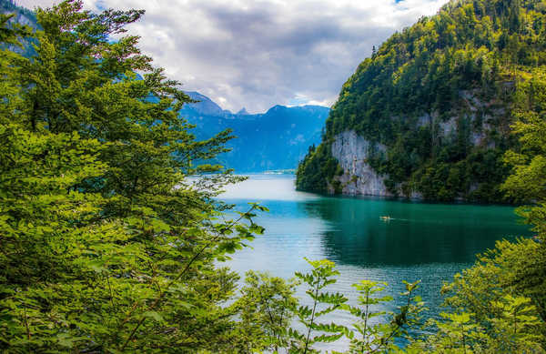 poster pemandangan alam gunung Alps Lake Mountain Rock Lakes Lake APC