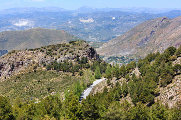 poster gunung Spain Mountains Parks Sierra Nevada National Park 1Z