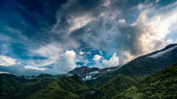 poster gunung Cloud Earth Forest Mountain Earth Cloud APC