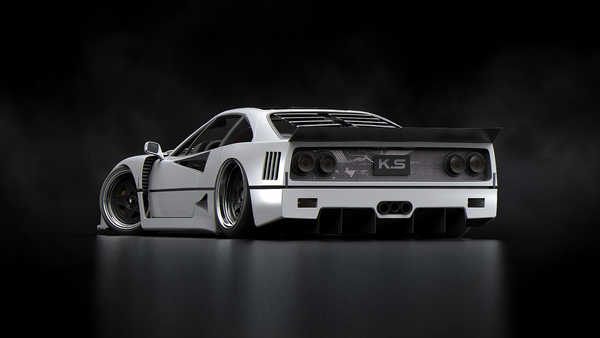 Poster Mobil Ferrari Ferrari F40 APC