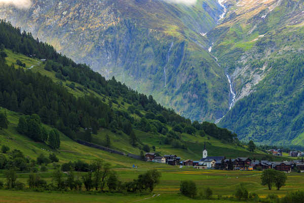 poster pegunungan Switzerland Mountains 1Z 023