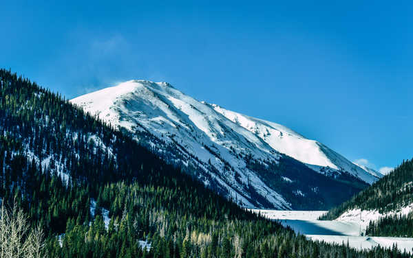 Poster Pemandangan Gunung Mountain Snow Winter Mountains Mountain1 APC