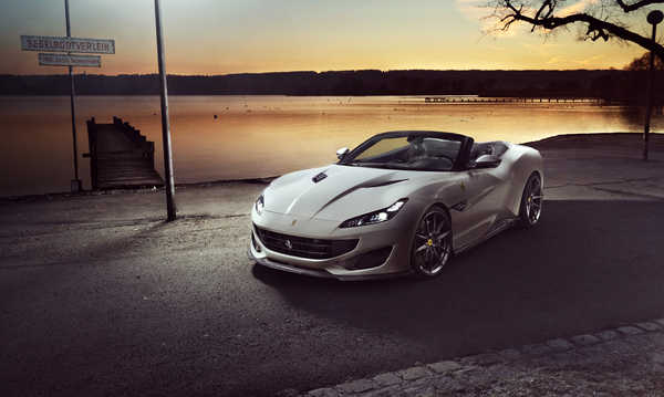 Poster Mobil ferrari portofino novitec 2019 4k 8k WPS