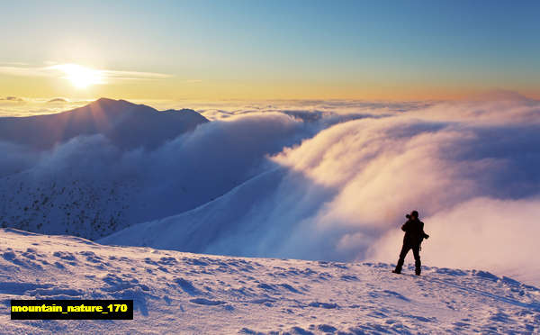 Poster Pemandangan Gunung mountain 170