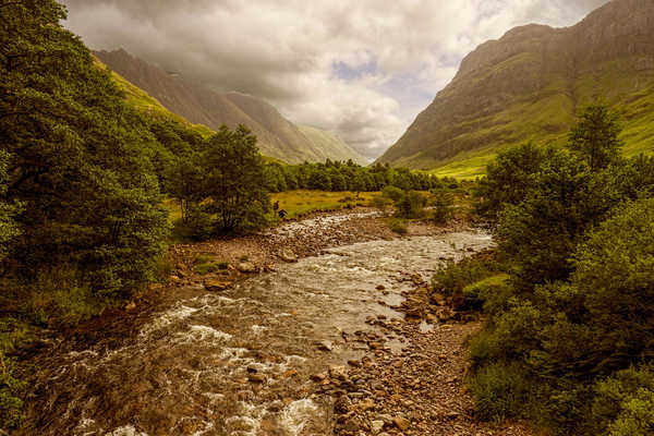 poster gunung Scotland Mountains 1Z 003