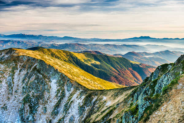 poster pegunungan carpathian mountains europe 4k WPS