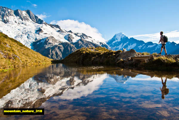 poster pemandangan alam gunung mountain 318