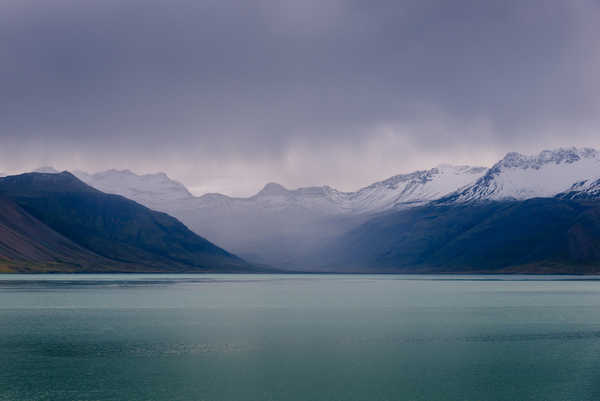 Poster Pemandangan Gunung Iceland Mountains Lake 1Z