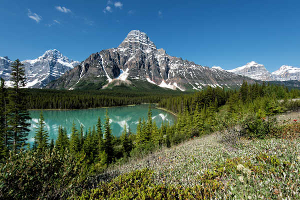 poster pemandangan alam gunung Canada Parks Mountains 1Z 001