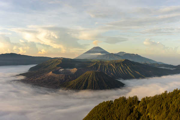 poster pemandangan alam gunung Cloud Mountain Nature Sky Volcano Volcanoes Volcano3 APC