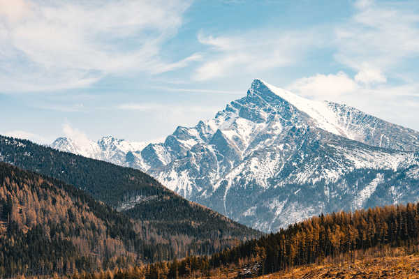 Poster Pemandangan Gunung Mountains Forests Slovakia Tatras 1Z