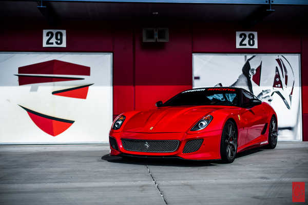 Poster Mobil Ferrari 599 GTBRed 1ZM