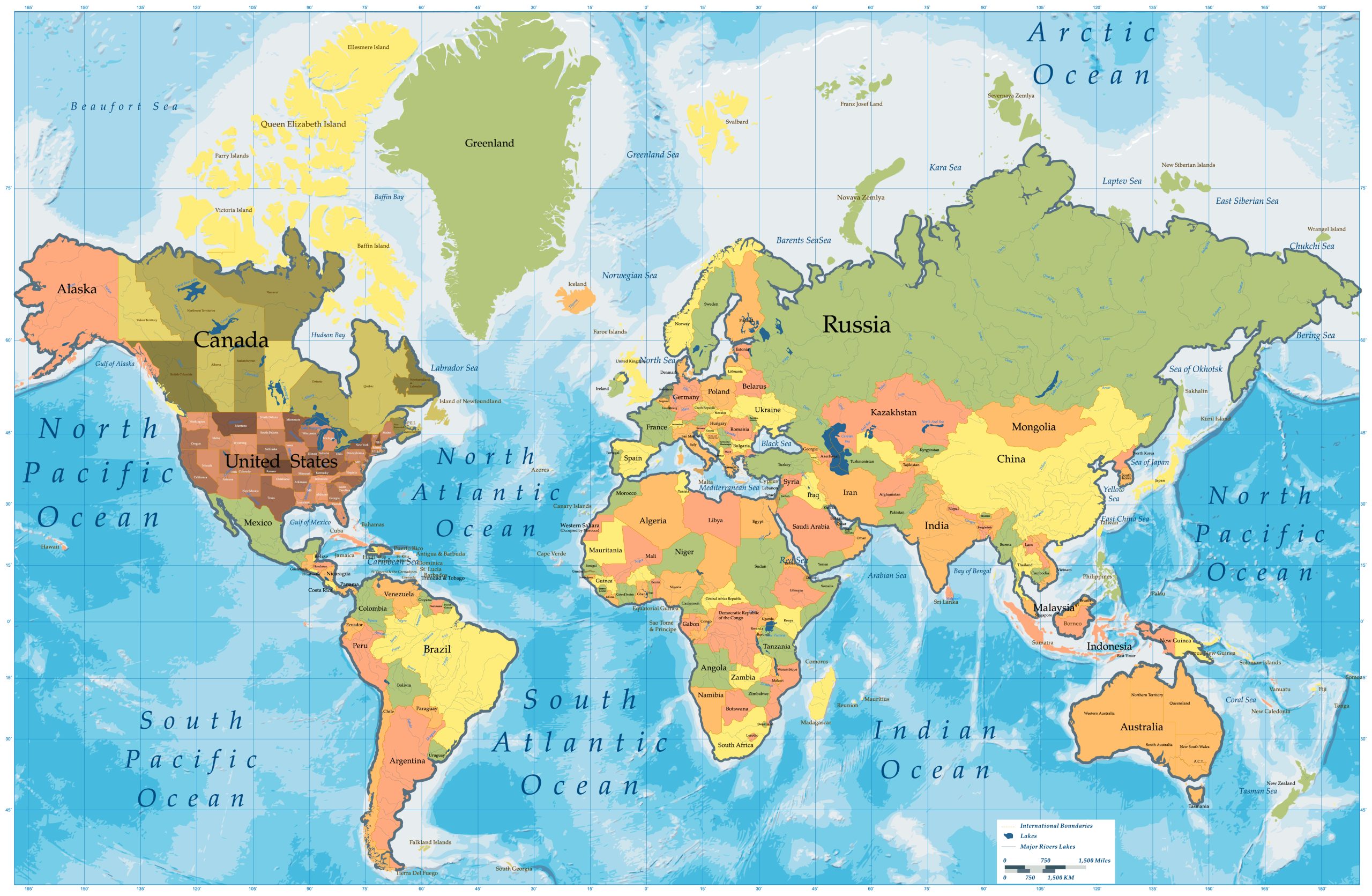 Peta Dunia world maps 021