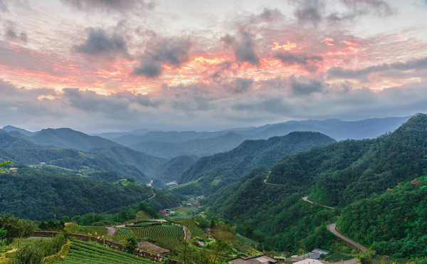 poster gunung Taiwan Scenery Mountains Sky Fields Forests Taipei 1Z