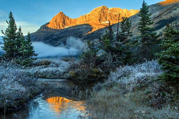 Poster Pemandangan Gunung Canada Parks Mountains 1Z 006