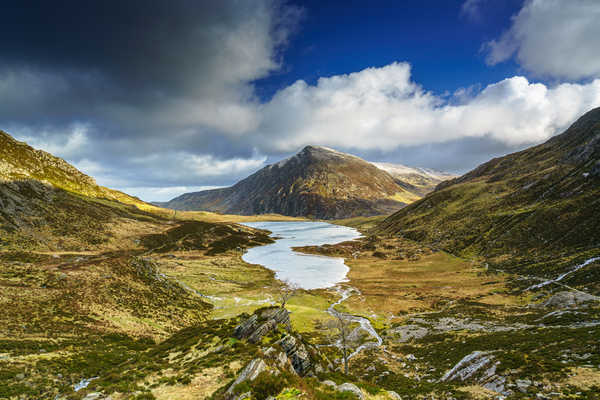 poster pemandangan alam gunung Sky Mountains United Kingdom Snowdonia National 1Z