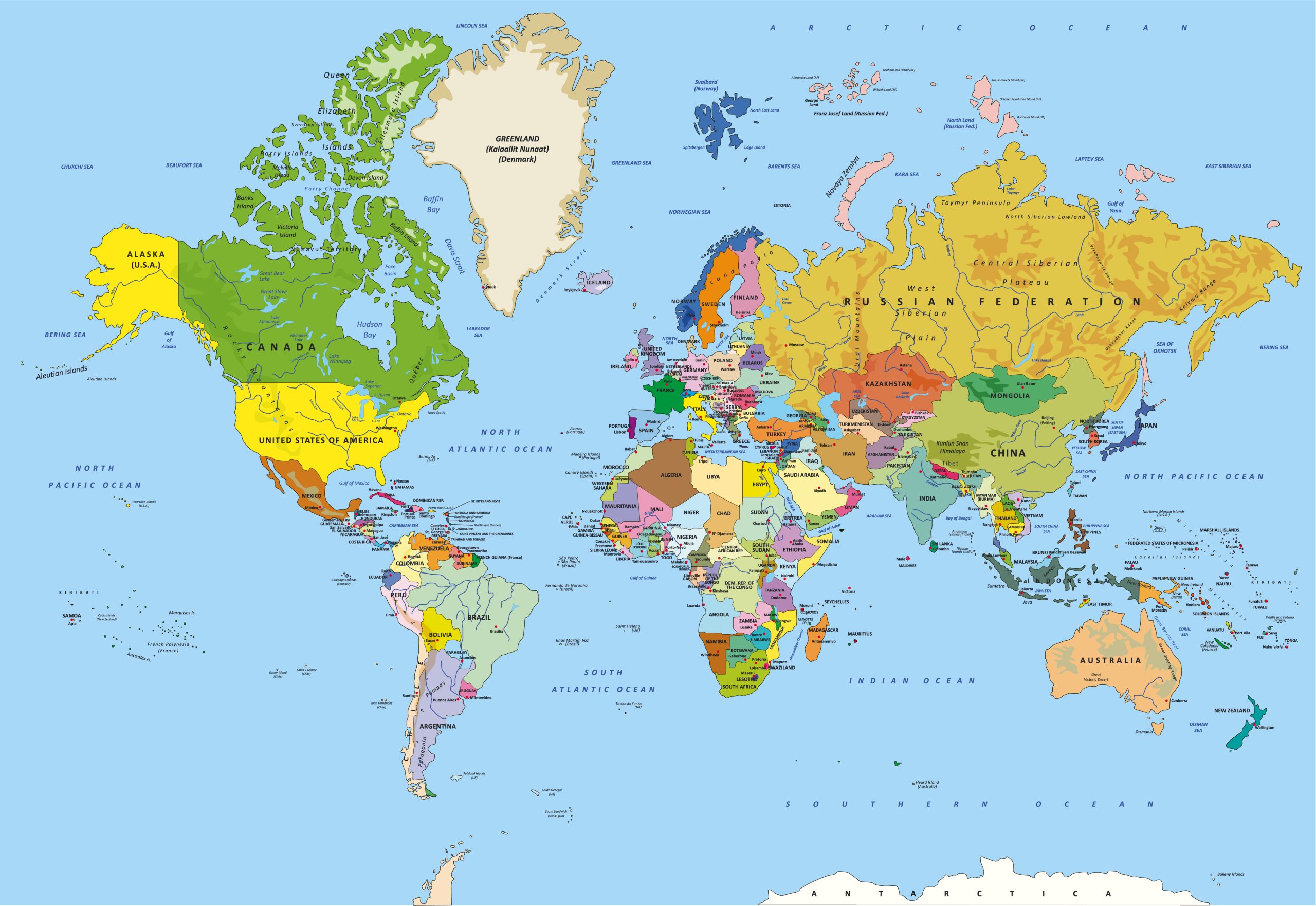Peta Dunia world maps 051