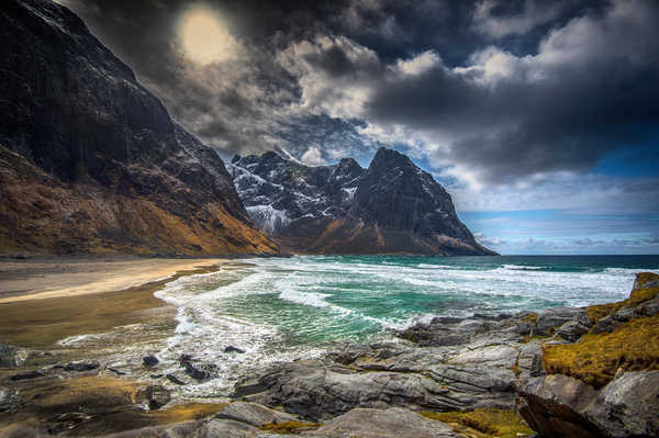 poster gunung Coast Mountains Sea 1Z 002