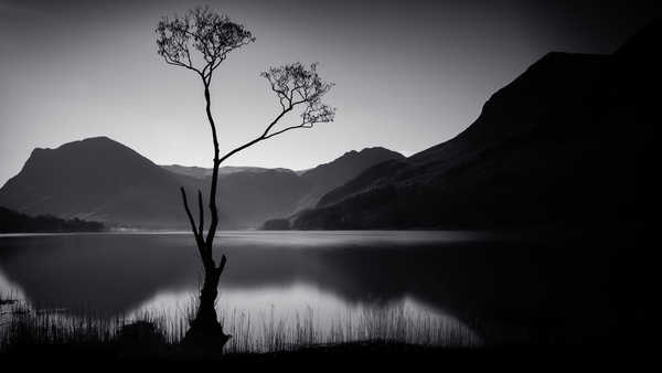 poster gunung Lake Mountains 1Z 002