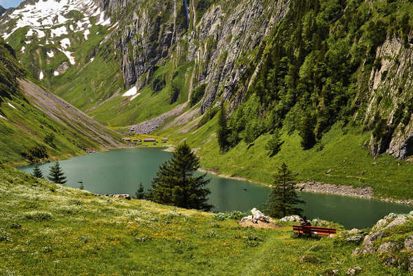 Poster Pemandangan Gunung Switzerland Mountains 1Z 012