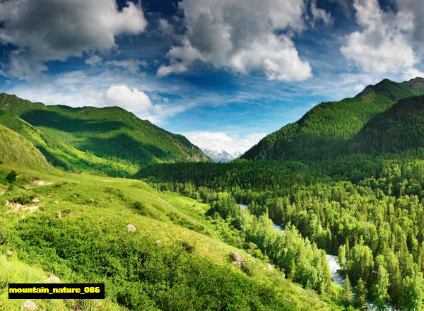 poster pemandangan alam gunung mountain 086