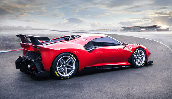 Poster Mobil ferrari p80c 2019 5k WPS001