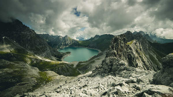 poster gunung Cloud Lake Mountain Earth Landscape APC