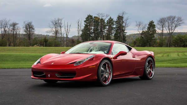Poster Mobil Ferrari 2009 15 458 Italia Pininfarina Red 1ZM