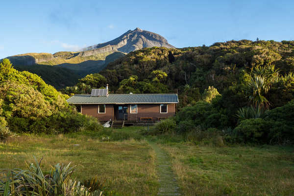 poster gunung New Zealand Mountains Houses Mount Egmont Taranaki 1Z