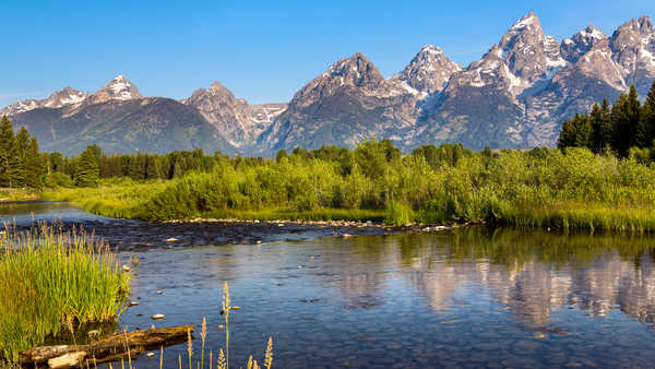 Poster Pemandangan Gunung USA Parks Mountains 1Z 009