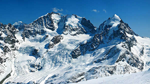 Poster Pemandangan Gunung Blue Snow Mountains Mountain APC