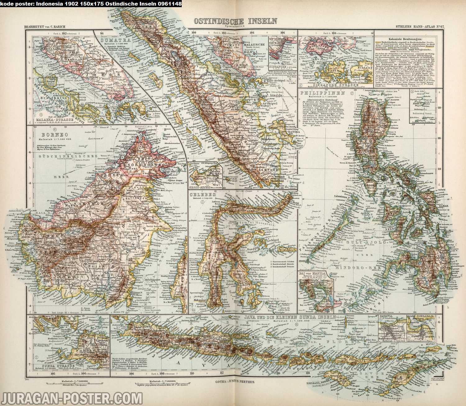 peta indonesia kuno tahun 1902