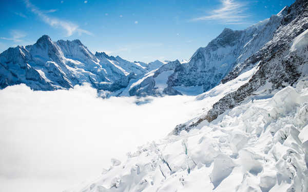 Poster Pemandangan Gunung Glacier Snow Mountains Mountain APC