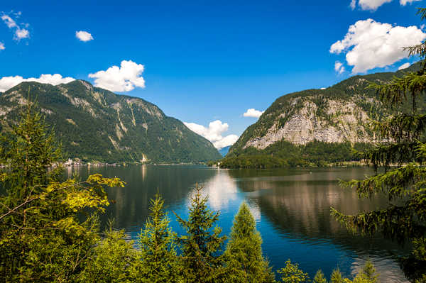 poster pegunungan Austria Mountains Lake 1Z 002