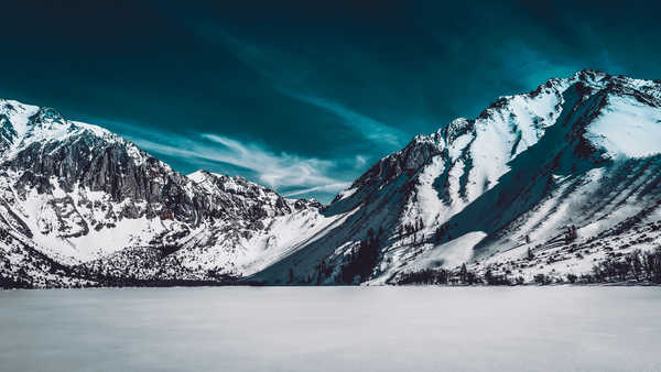 poster pemandangan alam gunung Snow Winter Mountains Mountain4 APC