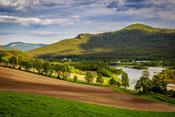 poster pemandangan alam gunung Norway Scenery Mountains 1Z 005