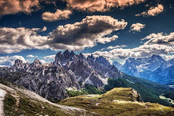 poster pemandangan alam gunung Scenery Mountains Sky 1Z 001