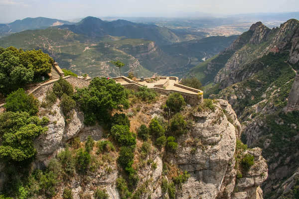 poster gunung Spain Mountains Catalonia Pyrenees Crag 1Z