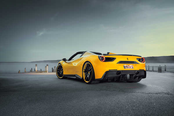 Poster Mobil Ferrari Novitec 488 1ZM