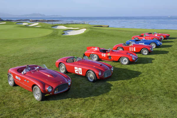Poster Mobil Ferrari 1947 2017 Red 1ZM