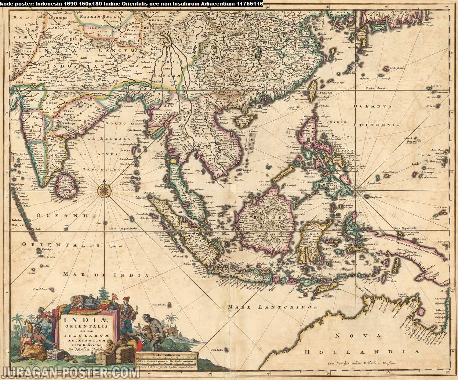 peta indonesia kuno tahun 1690