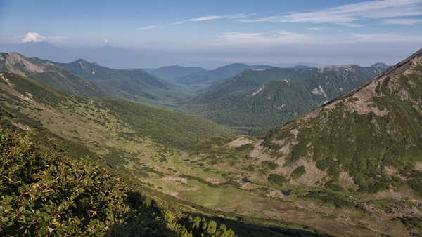 Poster Pemandangan Gunung Russia Kamchatka Peninsula Mountains 1Z