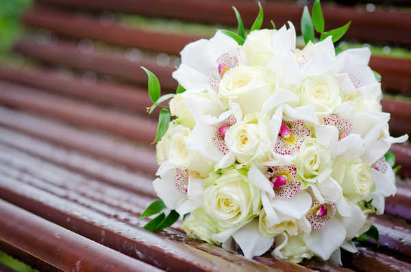 Hiasan Dinding Anggrek Bouquets Orchid Roses WPS