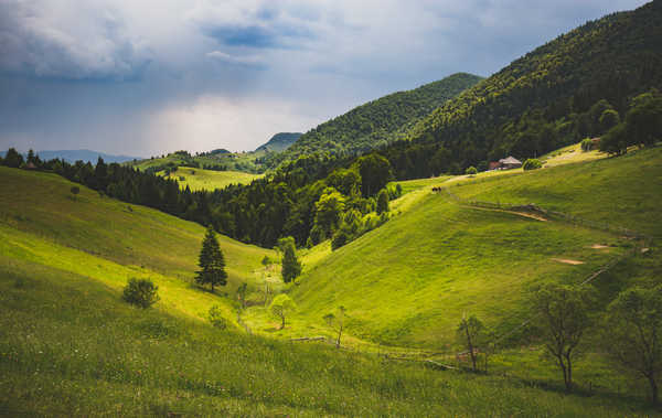 poster gunung Romania Mountains 1Z 001