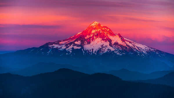 poster gunung Landscape Nature Sky Snow Sunset Mountains Mountain APC