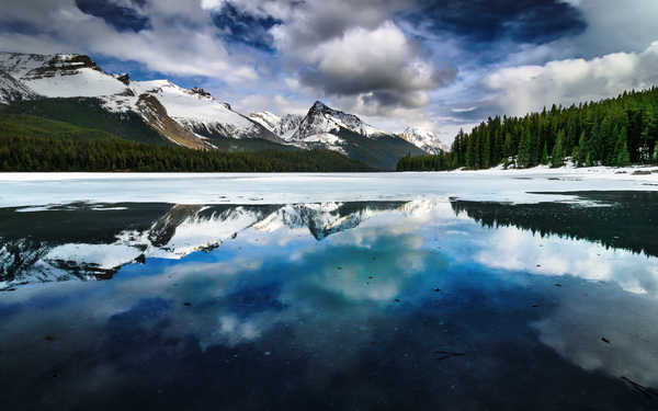 poster pemandangan alam gunung Mountains Scenery Lake 1Z