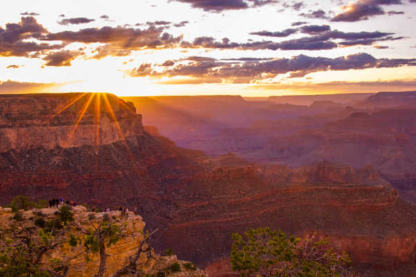 Poster Pemandangan Gunung Grand Canyon Park USA Parks Mountains Sunrises and 1Z 001