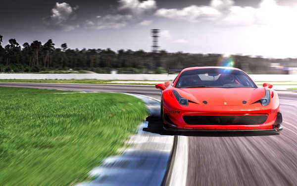 Poster Mobil ferrari 458 loma wheels racing one ferrari hd 1233WPS