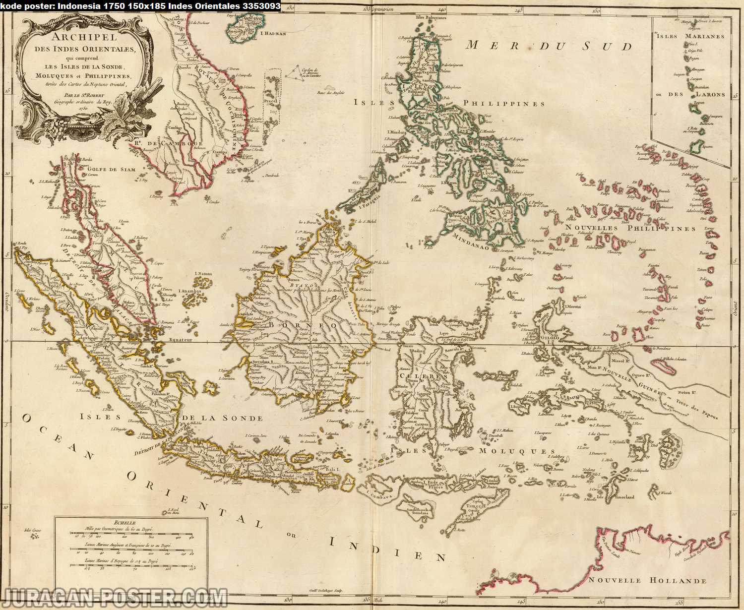 peta indonesia kuno tahun 1750